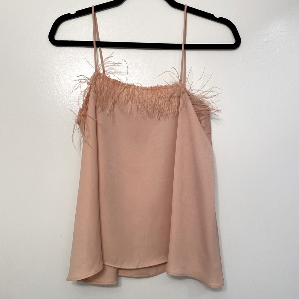 Zara Feathered Tank